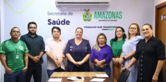 Reunião SES AM e MENPS progressão e promoção nas carreiras da saúde Foto Evandro Seixas