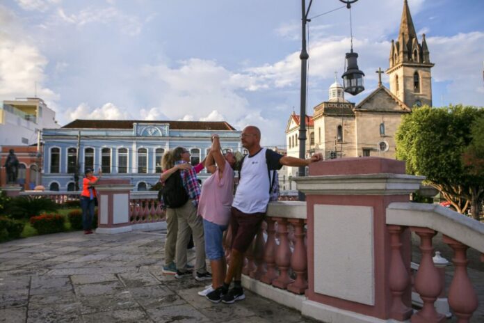 AMAZONASTUR Chegada de turistas internacionais no Amazonas aumenta Foto Lucas Silva Amazonastur () AMAZONASTUR Chegada de turistas internacionais no Amazonas aumenta Foto Lucas Silva Amazonastur ()