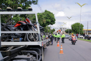 Operação ‘Cavalo de Aço’ apreende 25 motos irregulares na zona Norte de Manaus