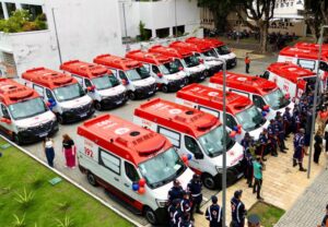 Manaus recebe 15 novas ambulâncias para reforçar o atendimento do Samu