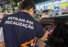 Mais de 130 motoristas são autuados por embriaguez ao volante em Manaus Fiscalização