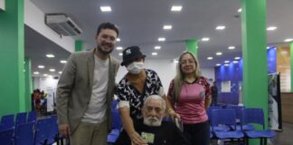SSP AM ENTREGA CARTEIRA DE IDENTIDADE NACIONAL A IDOSO DE ANOS EM MANAUS FOTOS VICTOR LEVY SSP AM