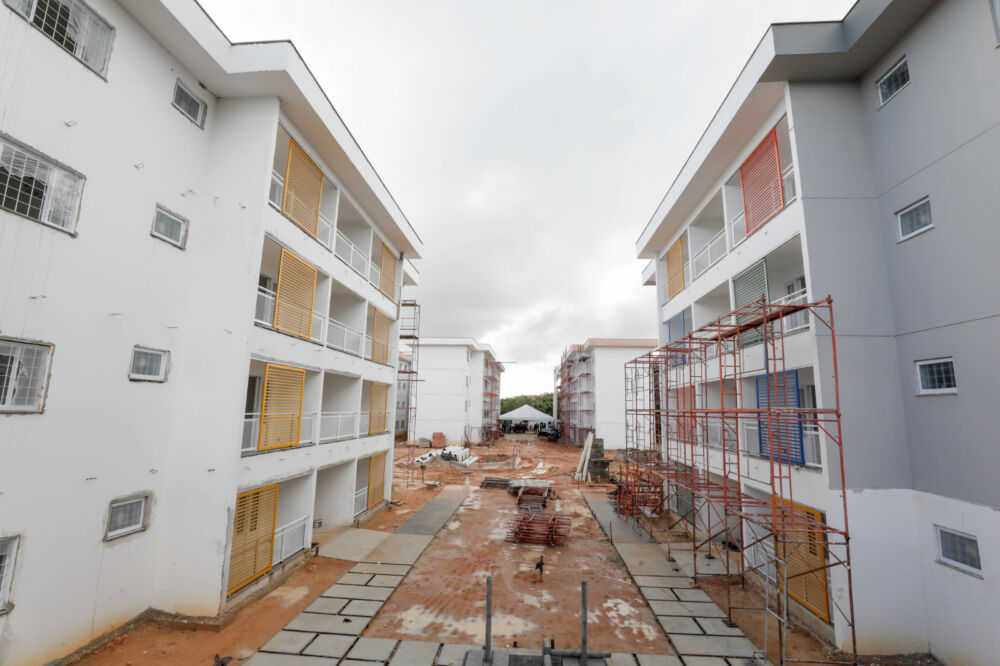 Governador Wilson Lima realiza nova vistoria no Residencial Maués com % das obras concluídas pelo Prosamin+ foto Alex Pazuello Secom