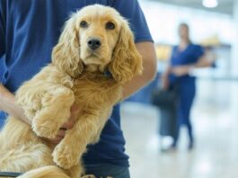 cão da raça cocker inglês