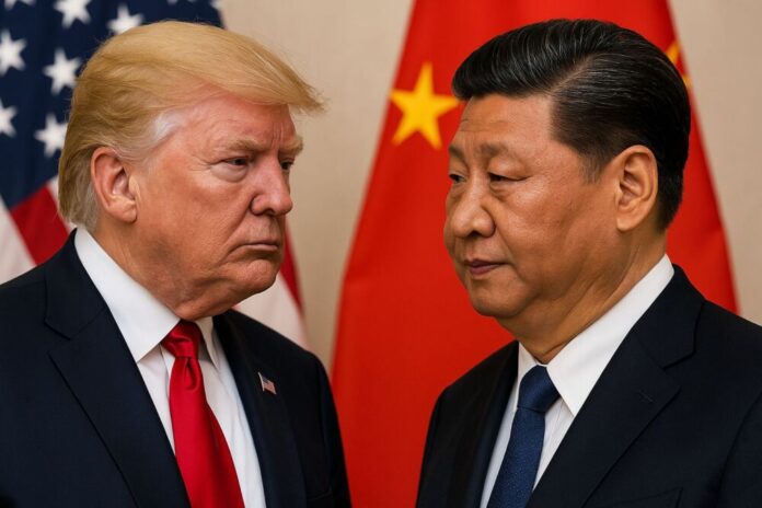 donald trump e Xi Jinping