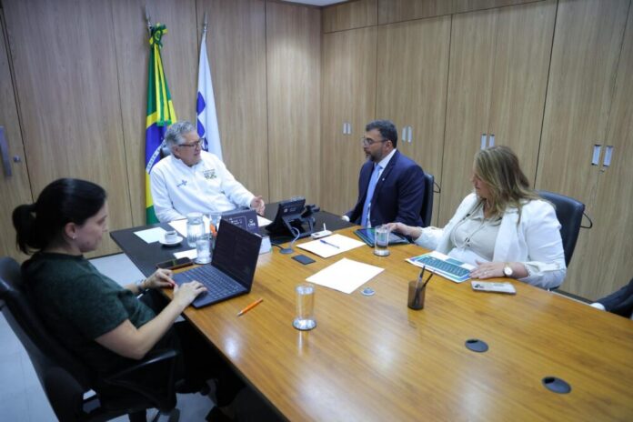 Governador Wilson Lima solicita apoio do ministro da Saúde para ampliar ações no Amazonas Foto Diego Peres Secom