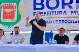 Em Borba, Roberto Cidade anuncia medidas para auxiliar na reestruturação do município e contribuição para a realização do Festejo de Santo Antônio