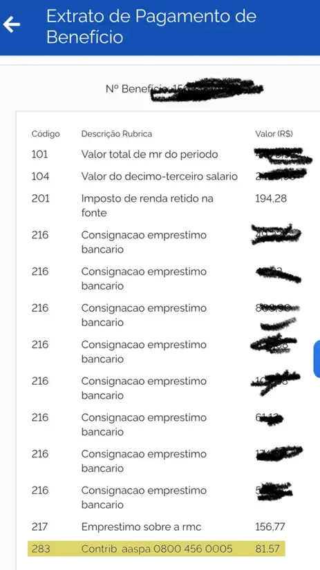 beneficio de pagamento
