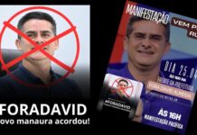 População organiza protestos contra David Almeida em Manaus nos dias 25/04 e 01/05