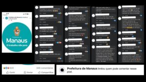 Crise de imagem: ‘O trabalho não para’ vira piada e Prefeitura de Manaus bloqueia comentários de post no Facebook