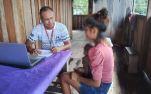 Primeira teleconsulta da UEA na Aldeia Nossa Senhora Aparecida amplia acesso à saúde indígena na região