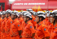 Bombeiros Santa Etevina fotos Arthur Castro Secom