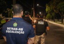 Detran AM Operação Feriado do Trabalhador Créditos Divulgação Detran AM