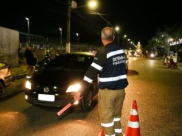 Detran AM Operação Lei Seca CRÉDITO Isaque Ramos Detran AM