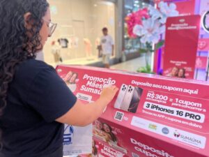 Dia das Mães: Sumaúma terá horário especial neste sábado (10) e sorteio de iPhones 16 Pro