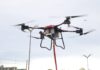 SECOM DRONE COMBATE Á INCÊNDIO