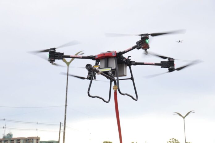 SECOM DRONE COMBATE Á INCÊNDIO SECOM DRONE COMBATE Á INCÊNDIO