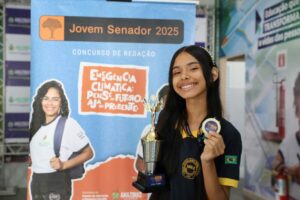 Estudante do Amazonas vai representar o estado no Jovem Senador 2025 em Brasília