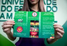 Em Manacapuru, estudante da UEA elabora infográfico com práticas essenciais de cultura e sustentabilidade para turistas estrangeiros