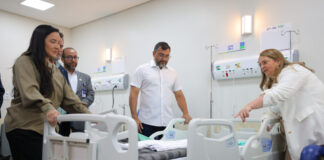 Governador Wilson Lima entrega nova Unidade de Internação no Hospital de Agosto com leitos Foto Diego Peres Secom