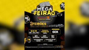 Manaus recebe dias 18 e 19 de julho o Mega Feirão de Carros com financiamento facilitado e sem entrada