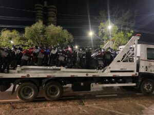Detran-AM: Operação de combate ao ‘rolezinho’ registra 200 infrações e remove 55 motocicletas em Manaus