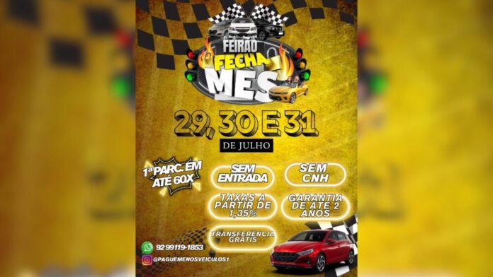 Últimos dias do Feirão Fecha Mês da Pague Menos Veículos: condições imperdíveis até 31 de julho! Últimos dias do Feirão Fecha Mês da Pague Menos Veículos: condições imperdíveis até 31 de julho!