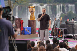 Caldeirão com Mion grava 4 programas nas Cataratas do iguaçu