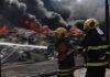Governo do Amazonas monta força tarefa para combater incêndio de grandes proporções em Manaus Foto Mauro Neto Secom
