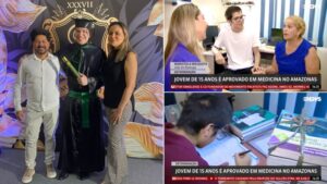 Jovem prodígio de Manaus, aprovado em Medicina aos 15 anos, cola grau na UEA