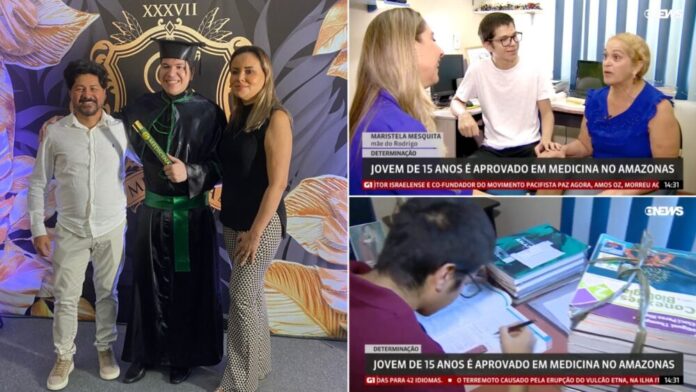Lembra do garoto de 15 anos aprovado em Medicina na UEA? Hoje ele cola grau como médico!