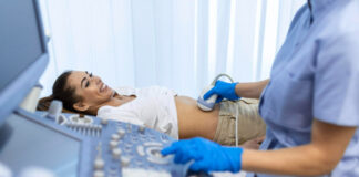 exame de ultrassonografia