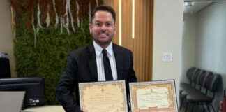 Câmara Municipal de Manaus homenageia advogado Matheus Dantas no Mês da Advocacia