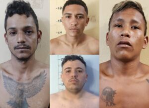 Polícia divulga imagens de quatro homens ligados a organização criminosa em Pauini