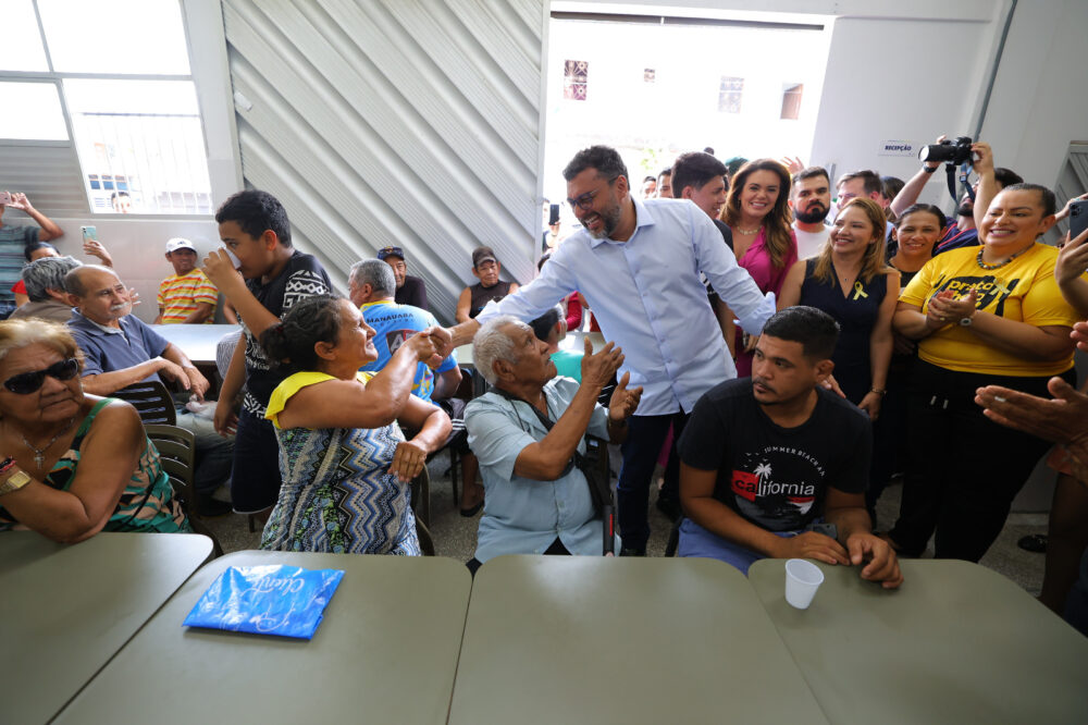 Governador Wilson Lima reinaugura restaurante Prato Cheio do bairro Novo Israel Foto Diego Peres Secom