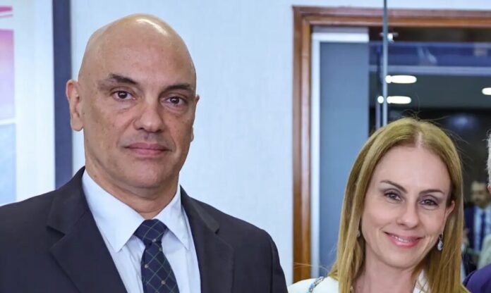 Moraes e esposa