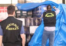 Sefaz-AM apreende 10 mil garrafas de bebidas avaliadas em R$ 2,5 milhões e reforça combate à sonegação fiscal SEFAZ fiscalização foto divulgação