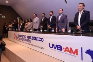 Presidente Roberto Cidade celebra implantação da União dos Vereadores do Brasil no Amazonas como marco de fortalecimento da política municipalista