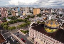 Horário de visitação dos espaços culturais é alterado por conta do feriado prolongado Cultura funcionamento durante o feriado Teatro Amazonas foto Arquivo Secretaria de Estado de Cultura e Economia Criariva ()