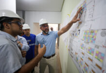 Governador Wilson Lima vistoria obras do segundo Caic especializado no atendimento de crianças com Transtorno do Espectro Autista foto Mauro Neto Secom