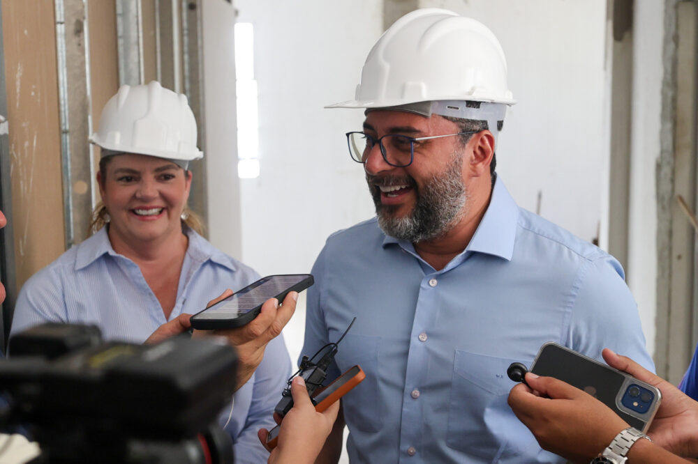 Governador Wilson Lima vistoria obras do segundo Caic especializado no atendimento de crianças com Transtorno do Espectro Autista foto Mauro Neto Secom