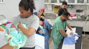 Mulher dá à luz dentro de carro no estacionamento do HPS Platão Araújo em Manaus