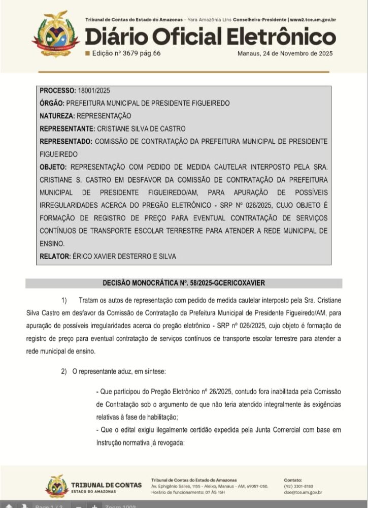 SUSPENSÃO PREGÃO CAMINHÕES