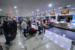 Aeroporto Eduardo Gomes registra alta histórica e movimenta 2,35 milhões de passageiros