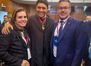 Presidente e corregedor do TCE-AM participam da posse do novo conselheiro do TCE de São Paulo