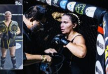 Karoline “Onça Albina” faz história no MMA e conquista cinturão Lions King em Manaus