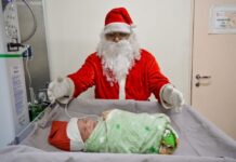 Max Gabriel é o primeiro bebê do Natal de 2025, nascido com 4,34 kg no Instituto Dona Lindu