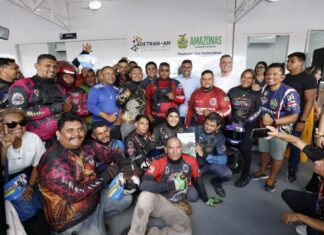 Pit Stop do Motociclista Legal é inaugurado em Manaus e funcionará 24 horas com acesso gratuito
