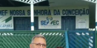 Descaso sem fim, moradores denunciam teto desabando e abandono total de escola rural em Manacapuru
