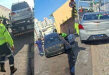 Veículos estacionados de forma irregular são alvo da Operação Natal realizada pelo IMMU